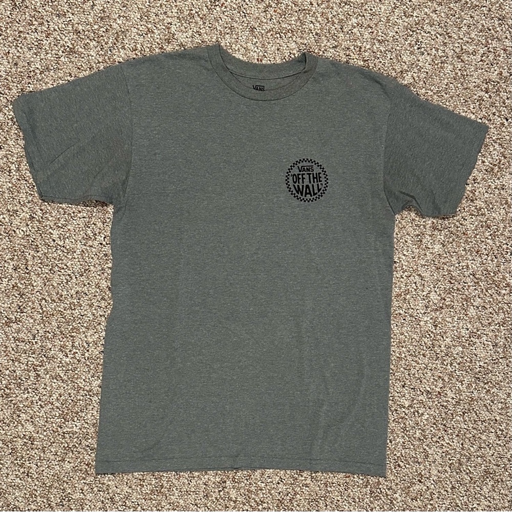 Vans OFF THE WALL Heather Gray Short Sleeve Crewneck Tee Men’s M